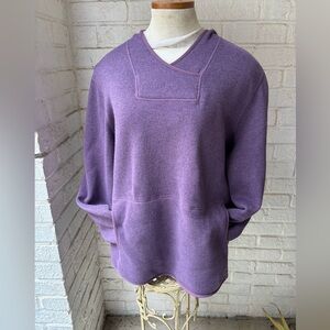 Eddie Bauer Purple V-Neck Sweater